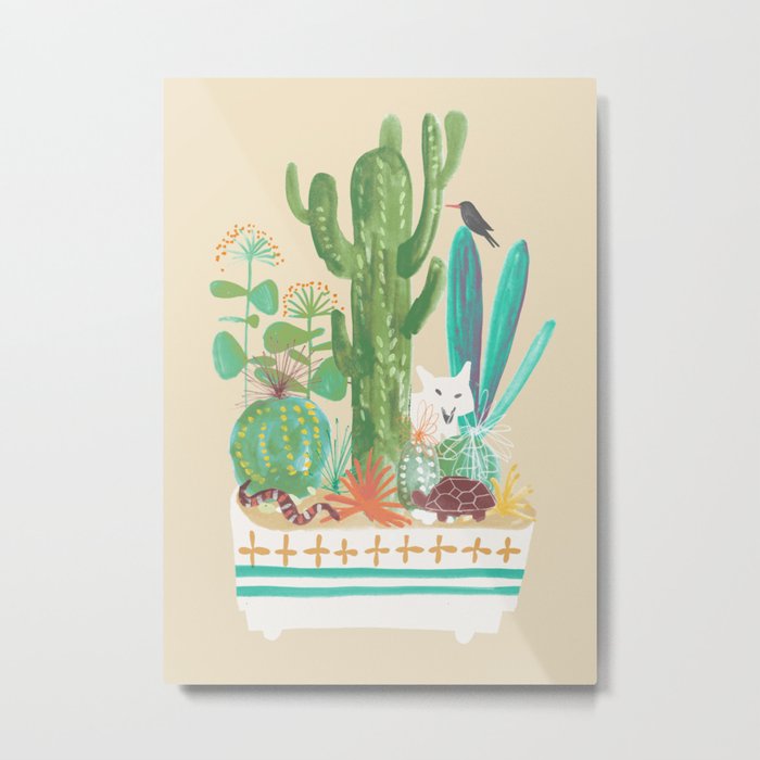 Desert planter Metal Print