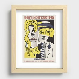 Leo Castelli by Roy Lichtenstein Recessed Framed Print