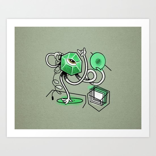 Mr. Gemstone Art Print