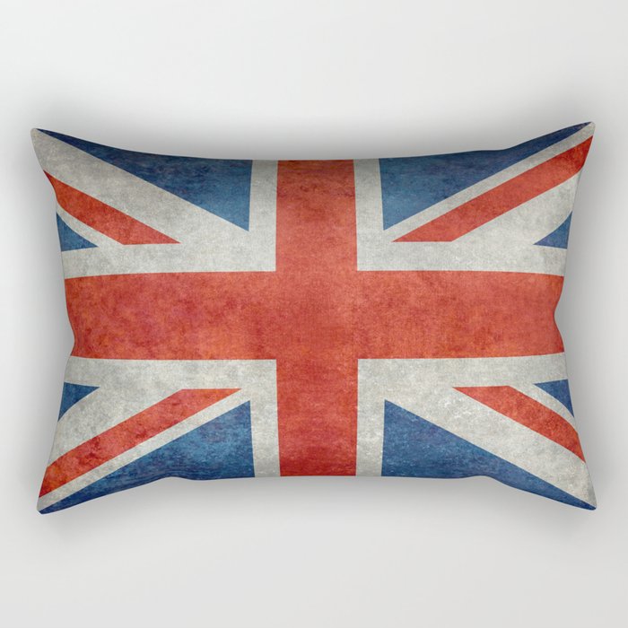 UK British Union Jack flag "Bright" retro Rectangular Pillow
