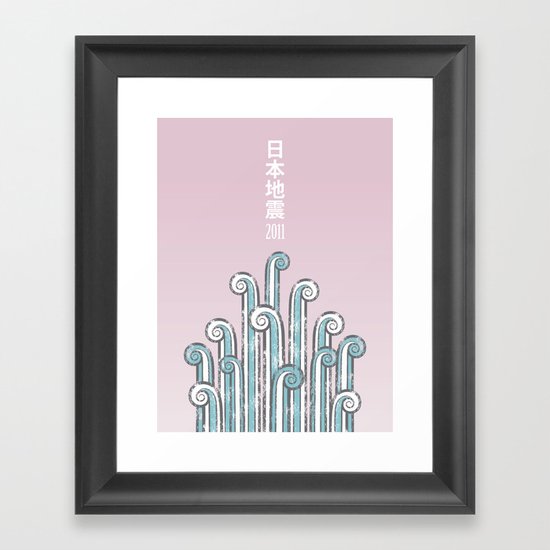 Japan Earthquake 2011 no.2 Framed Art Print