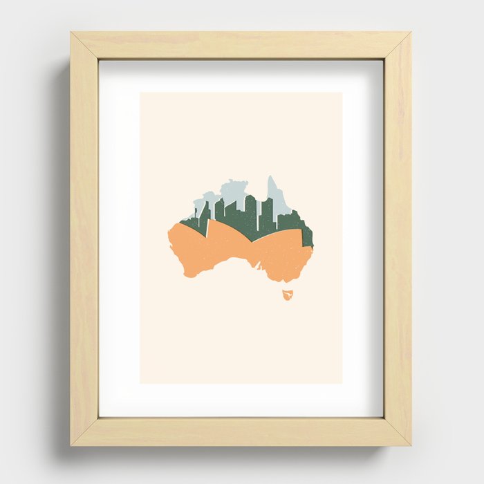 Sydney - Australia Recessed Framed Print