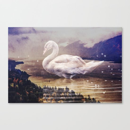 Swan Lake Canvas Print