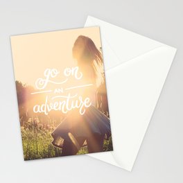 Go on an adventure Stationery Cards