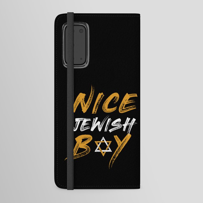 Nice Jewish Boy Jew Menorah Happy Hanukkah Android Wallet Case
