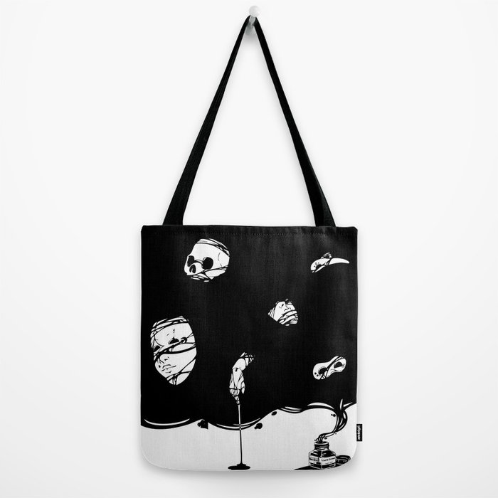 Tinta Negra Tote Bag by SolangeSCF