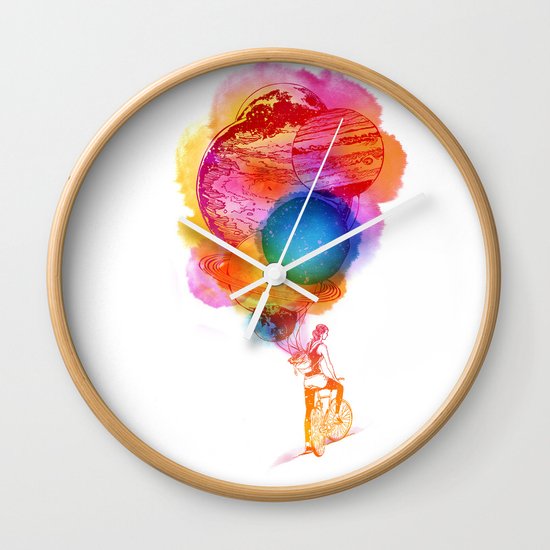 Travel Space Wall Clock