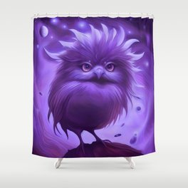 Purple Chubby Shower Curtain