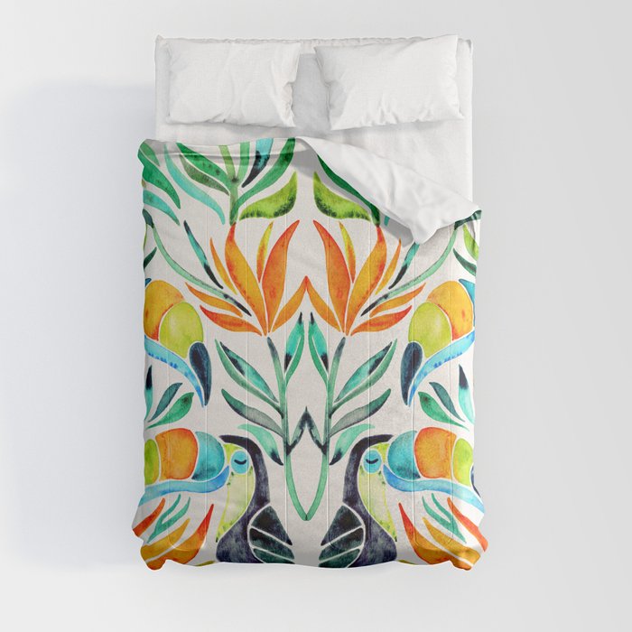 Tropical Toucans Comforter