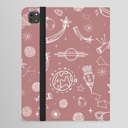 space voyage rose iPad Folio Case