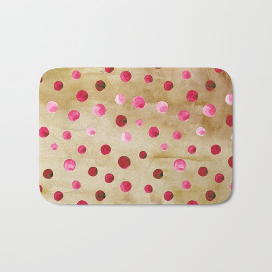 Polka Dot Pattern 04 Bath Mat