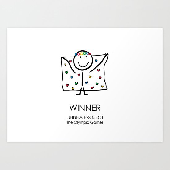 WINNER by ISHISHA PROJECT Art Print