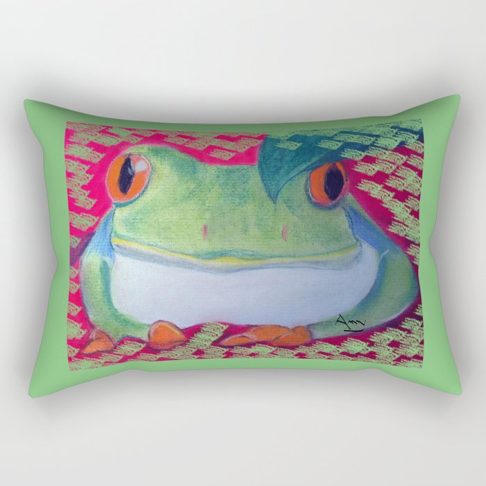 Tree Frog Rectangular Pillow