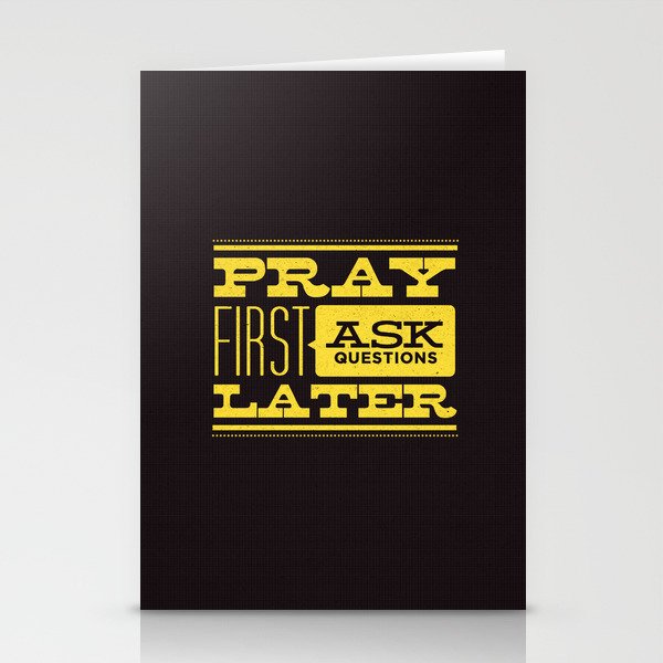 Pray First Stationery Cards