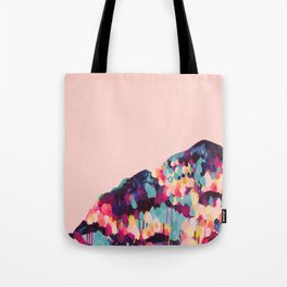 Push The Sky - Abstract Painting by Jen Sievers Tote Bag