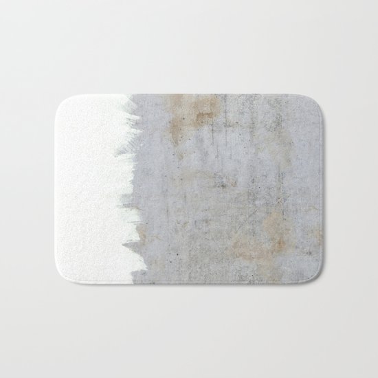 Painting on Raw Concrete Bath Mat