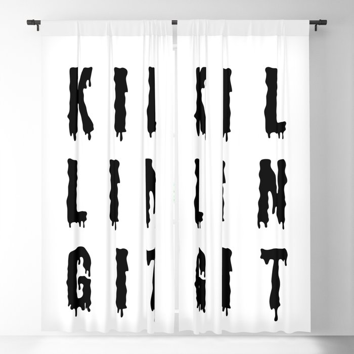 KILLING IT | Art Saying Quotes Blackout Curtain