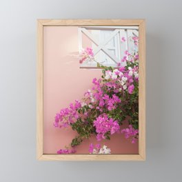 Santorini Oia Beauty Dream #5 #wall #decor #art #society6 Framed Mini Art Print