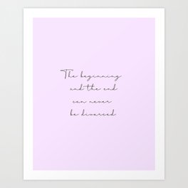 A Marriage Story Art Print