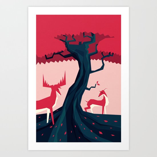 Where they met Art Print