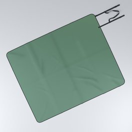 Simple Sage Green Solid Picnic Blanket