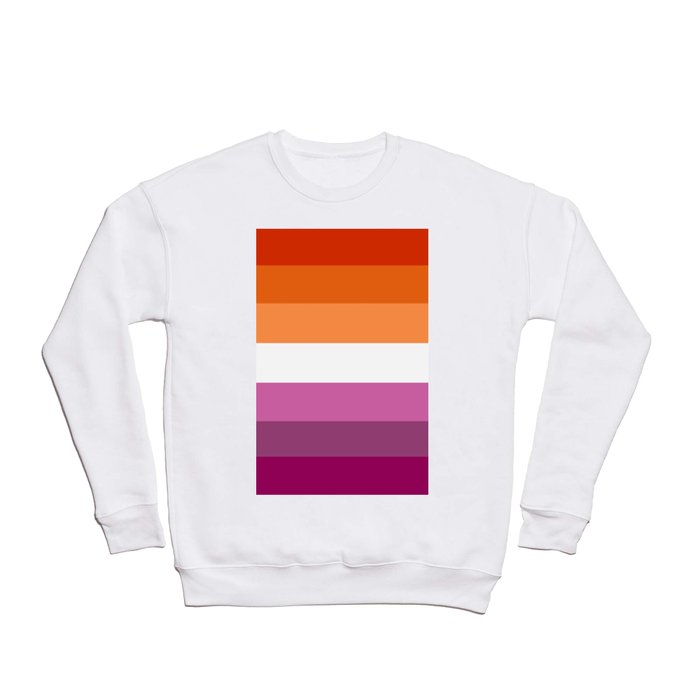Lesbian Pride Flag Crewneck Sweatshirt