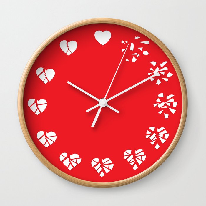 Time Heals All Wounds Wall Clock