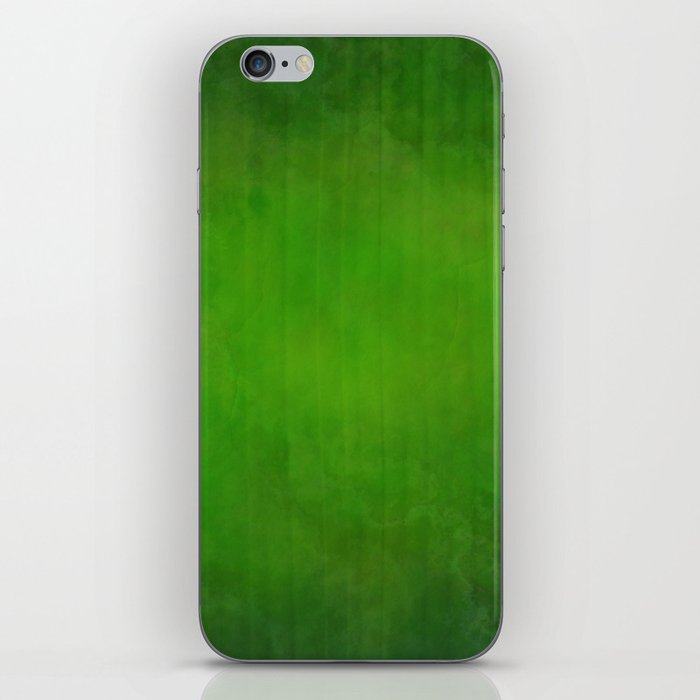 Abstract green vignette iPhone Skin