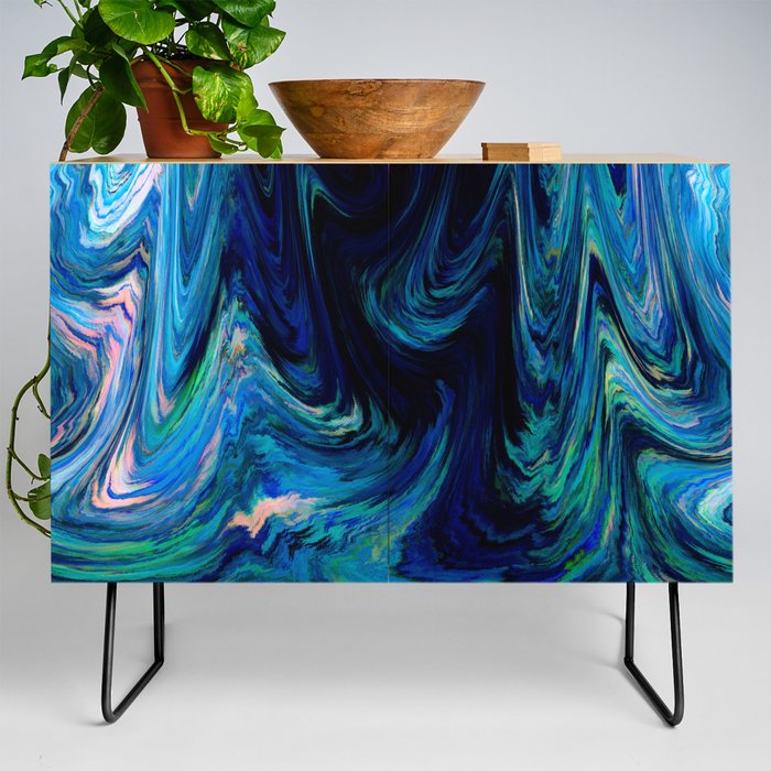 Free The Blue Melancholy Credenza