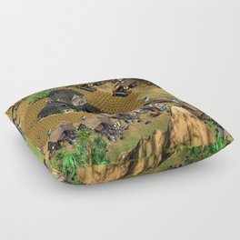 age of empires 2 Floor Pillow