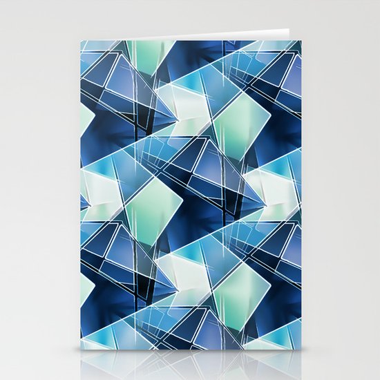 Iced Geometric Stationery Cards