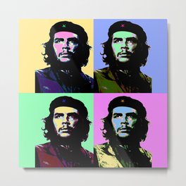 Che Guevara Pop Art Portraits Metal Print
