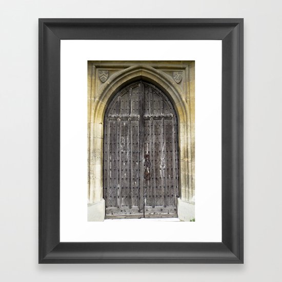 The Church Door Framed Art Print
