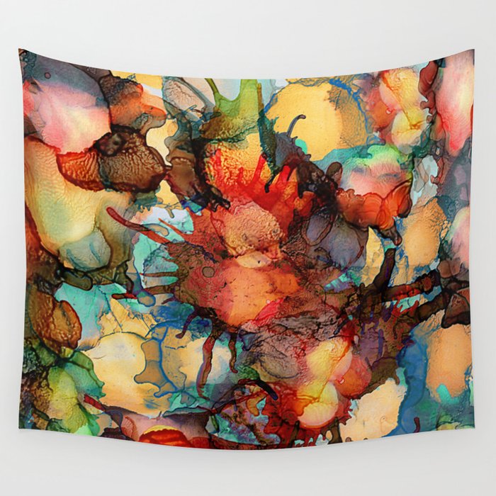 Color Splash 2 Wall Tapestry