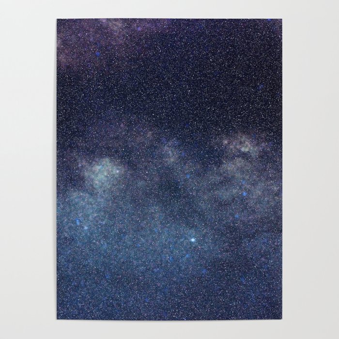 Milky Way galaxy, Night Sky Poster