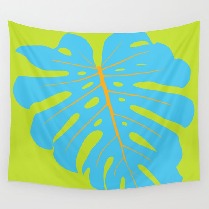 Tropical Leaf - Monstera Wall Tapestry