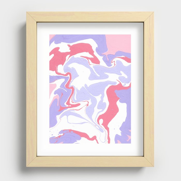 Pastel Love Recessed Framed Print