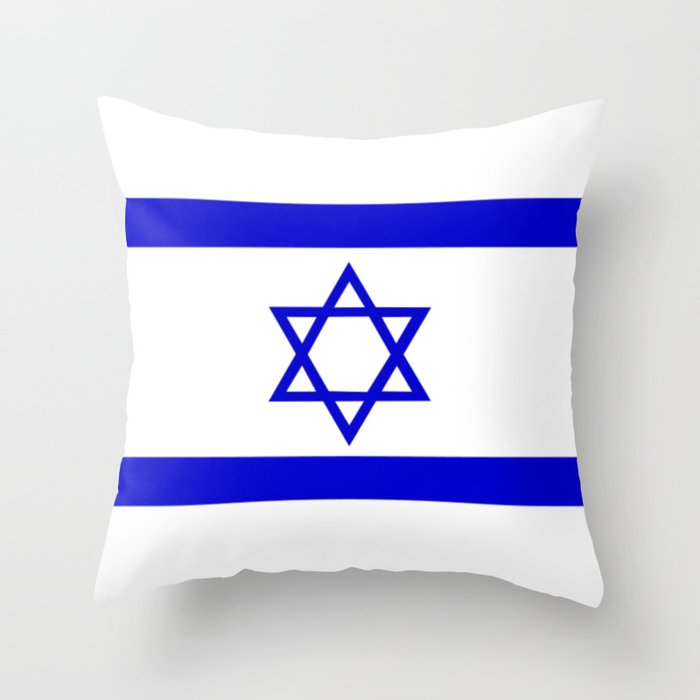 Israel Flagge Throw Pillow