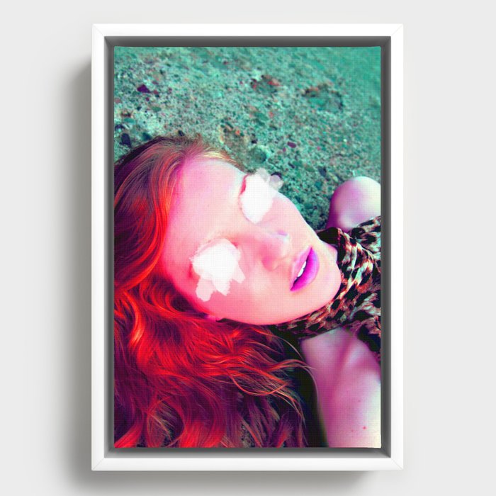 Another Red Head  Framed Canvas