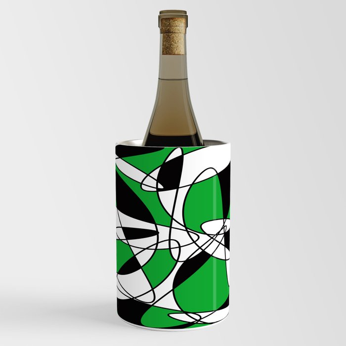 Abstract pattern - green. Wine Chiller