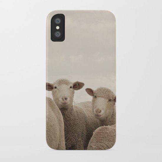 Smiling Sheep iPhone Case