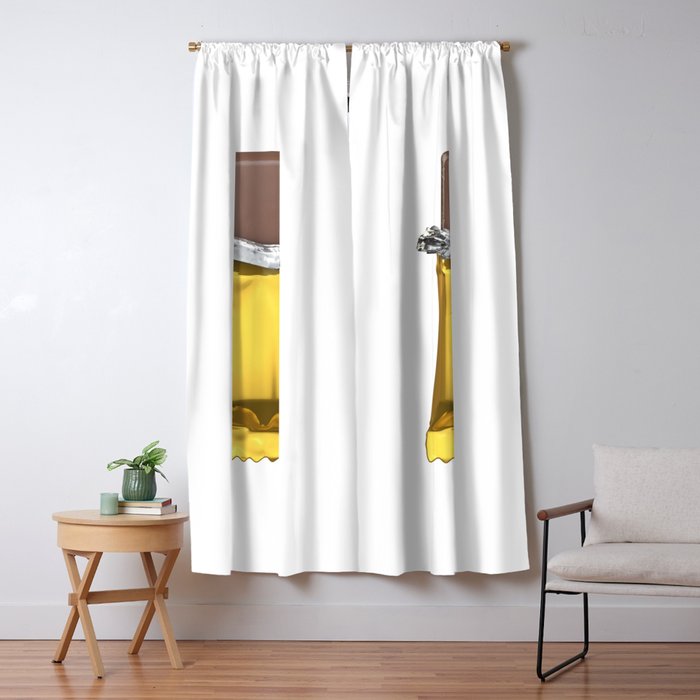Chocolate Candy Bar In Gold Wrapper Blackout Curtain By Grandeduc
