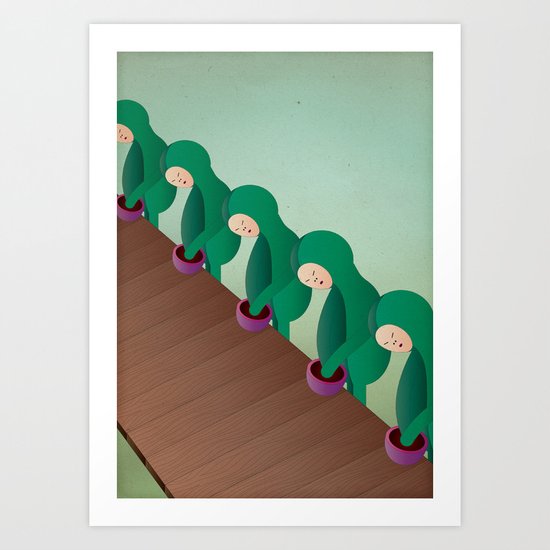 c a t e n a d i m o n t a g g i o Art Print