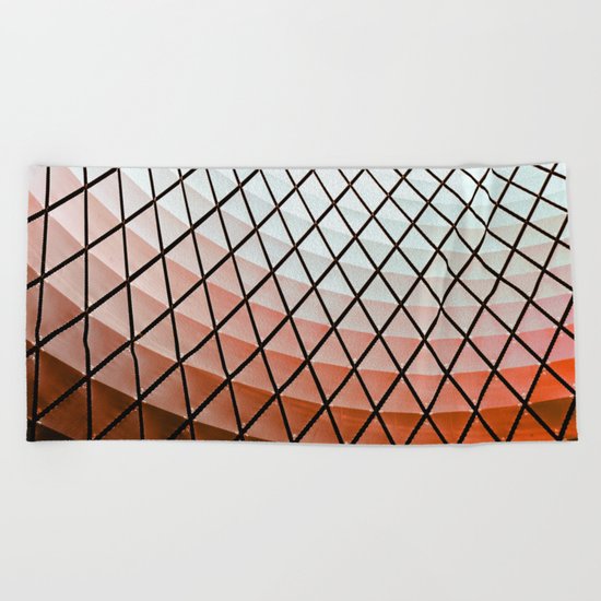 Geometric Dome Beach Towel