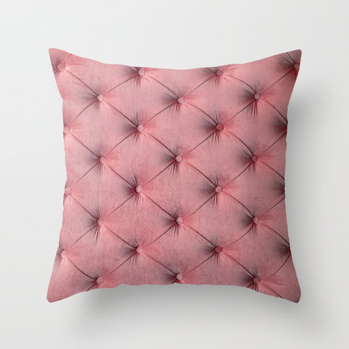 Blush pink top throw pillows