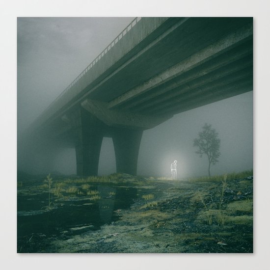 GHOST AF (everyday 01.25.17) Canvas Print