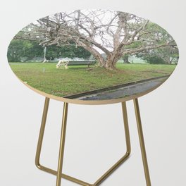 Alone in the Rain Side Table