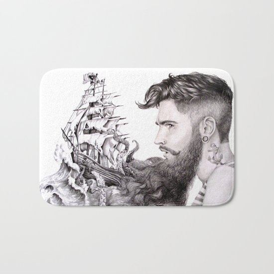 Sailor's Beard Bath Mat