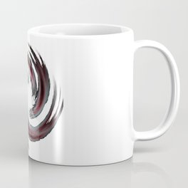 Red White Black Twisted Star Coffee Mug