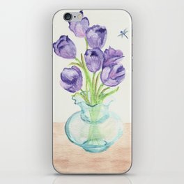 Purple Tulips iPhone Skin